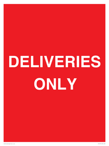 DELIVERIES ONLY